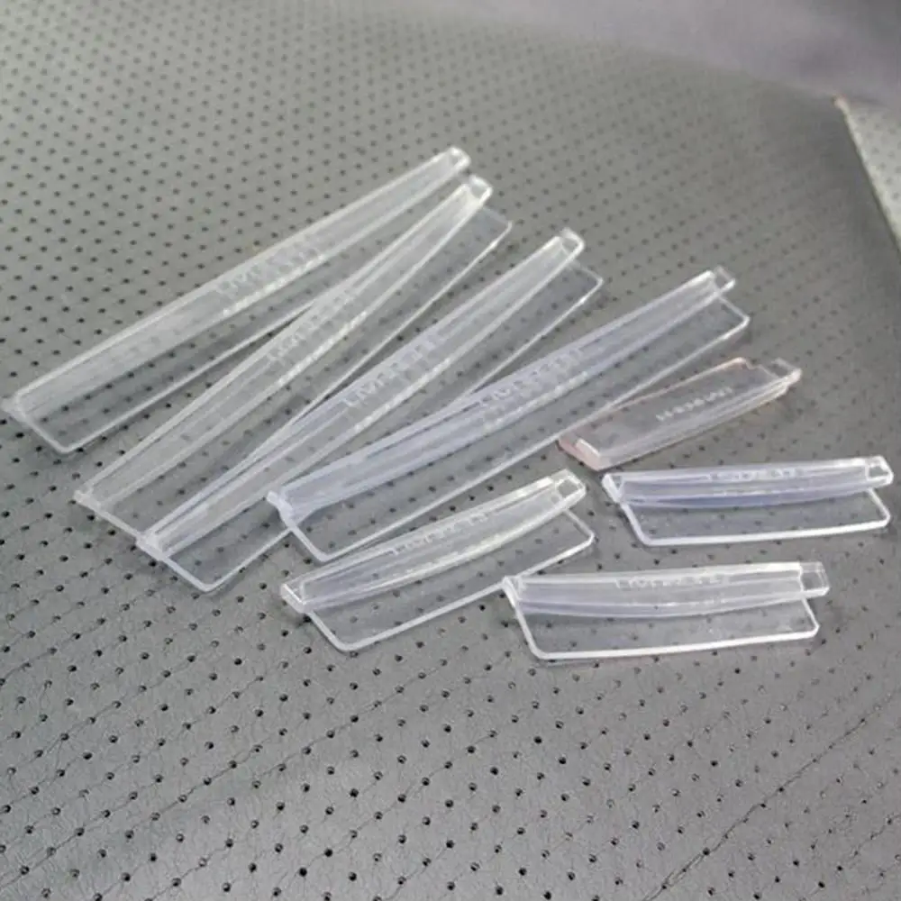 8pcs Clear Protector Scratch Strip Car Door Edge Guards Trim Molding