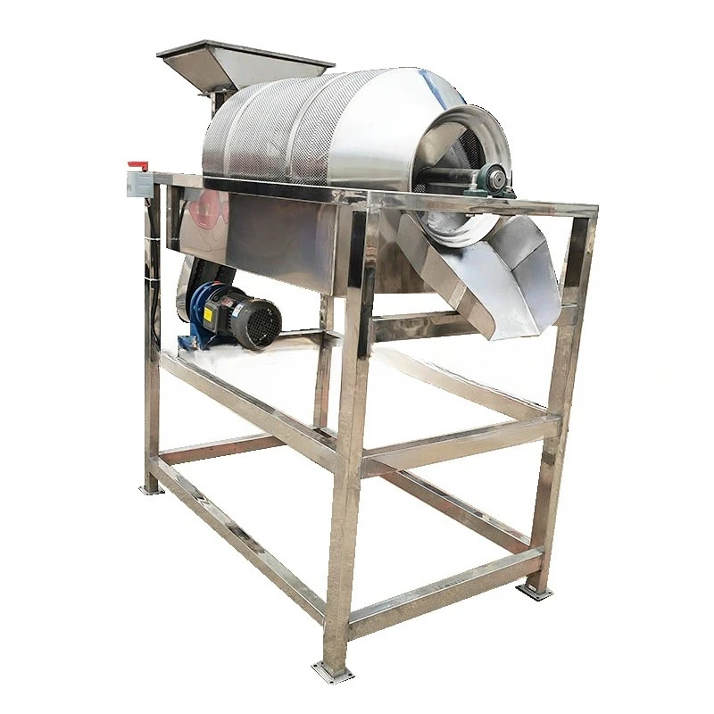 Stainless steel drum screening machine, beef sauce separation equipment