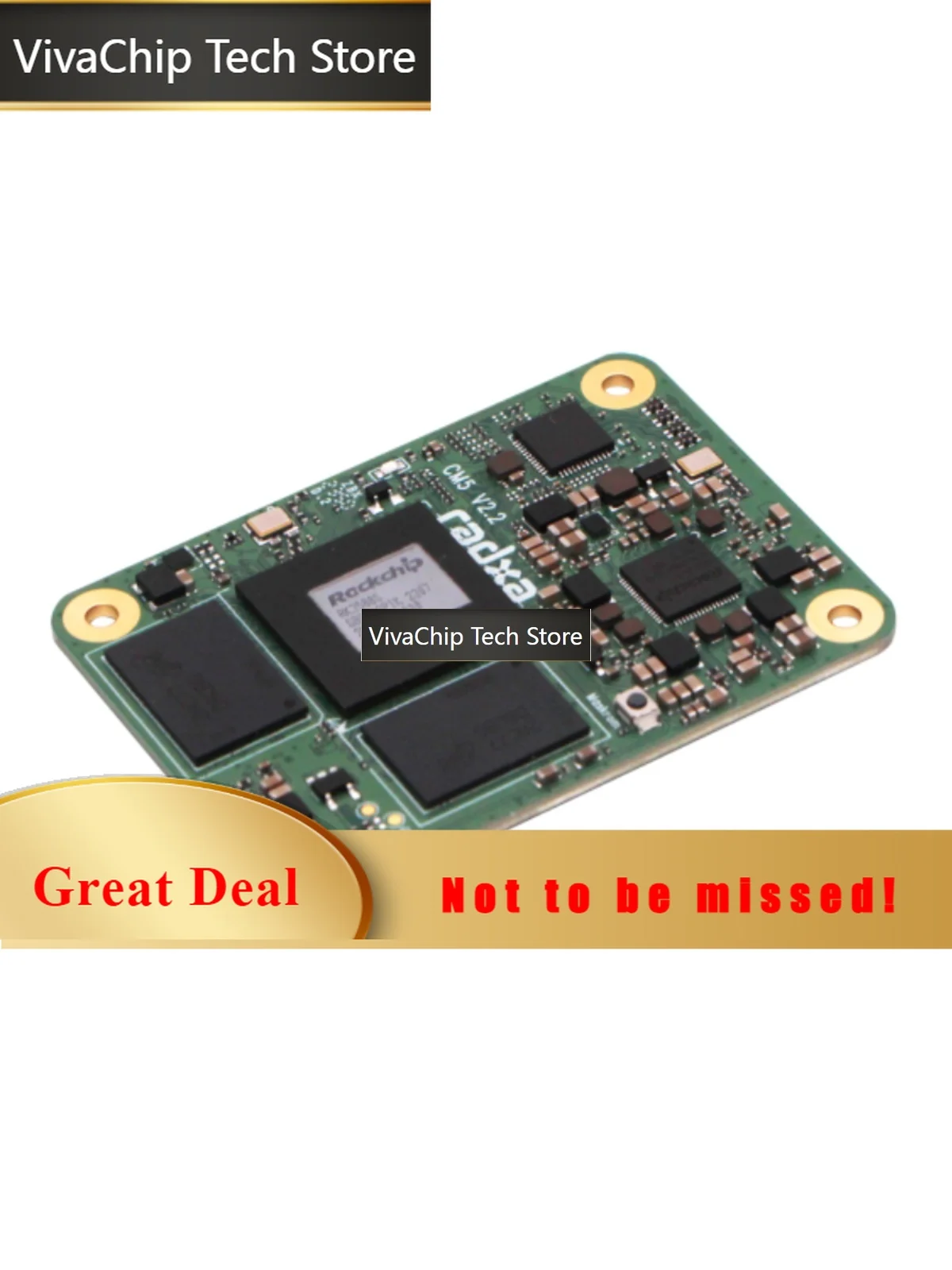 VivaCTRadxa CM5 RK3588S Eight Core CPU Computing Module Core Board Raspberry Pi Compatible Replacement