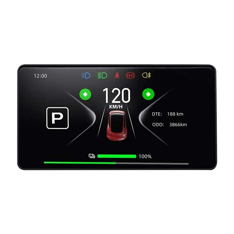 2026/Ruiyyco 5-inch Head-up Display HUD Speed Display Auto Dashboard Accessories For  Model 3 Model Y 2019-2024