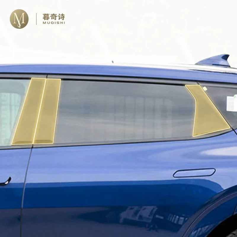 

For Kia EV6 GT 2021-2024 Pre cutting Car Exterior Body B C Window pillar PPF paint protection film TPU scratch resistant