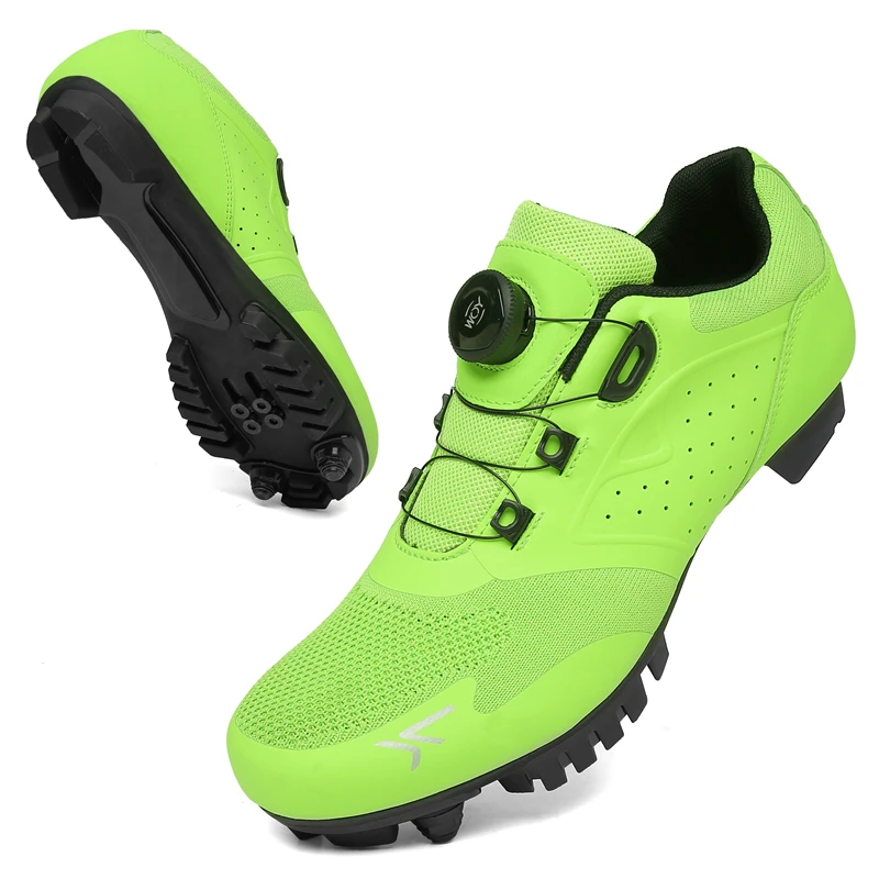 Large Size 49 Cycling Shoes Men Breathable MTB Cleat Shoes Self-Locking Racing Road Bike SPD Shoes Lightweight Bicycle Sneakers