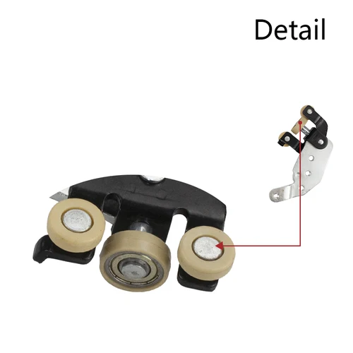 Imagen 2 del producto Conjunto de rodillo inferior de puerta corredera izquierda o derecha para Toyota Hiace Commuter Grandia GL Super Grandia GL 2005-2019