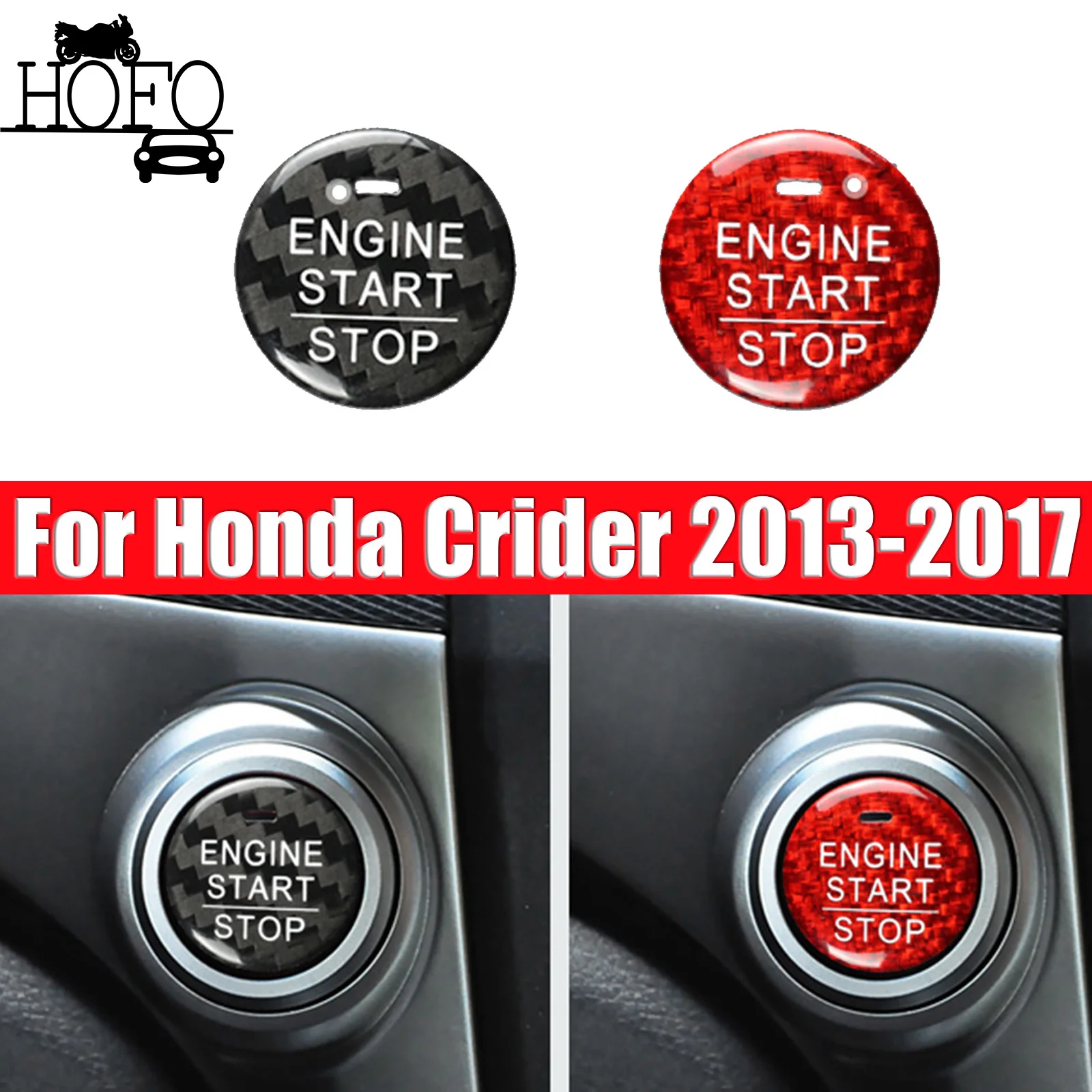 

Engine Start Stop Button Cover Trim For Honda Crider 2013-2017