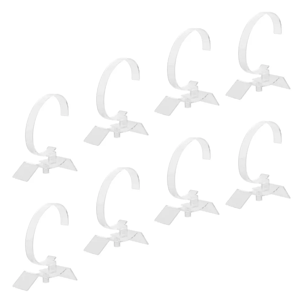 

8Pcs Acrylic Wrist Watch Display Stand Bracelet Holder Organizer Jewelry Storage Display Rack for Collections Watch Stand