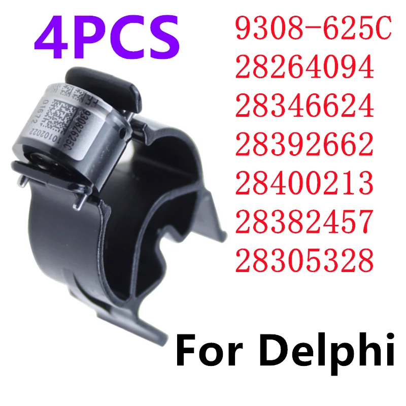 4 Euro5 Units Common Rail Valve Rail Fuel Injector Control Valve 9308-625C 9308Z625C 28264094 28277576 28346624 28362727SSANGYON