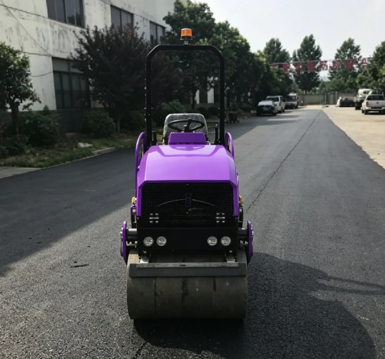 1 Ton Mini Hydraulic Road Roller Factory Direct Price Vibratory Double Drum