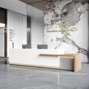 Reception reception counter tables auxiliary table in foot Office table pulpites of church balcony for mobile beauty room 10 Main Pulpit Sales - №6