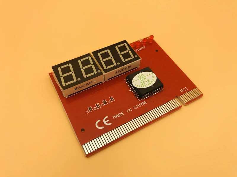 PC Yzer Post Kartu Komputer PCI Kartu Pos Papan Utama LED 4-Digit Diagnostik Plastik Logam Stabilitas Tinggi Express kartu