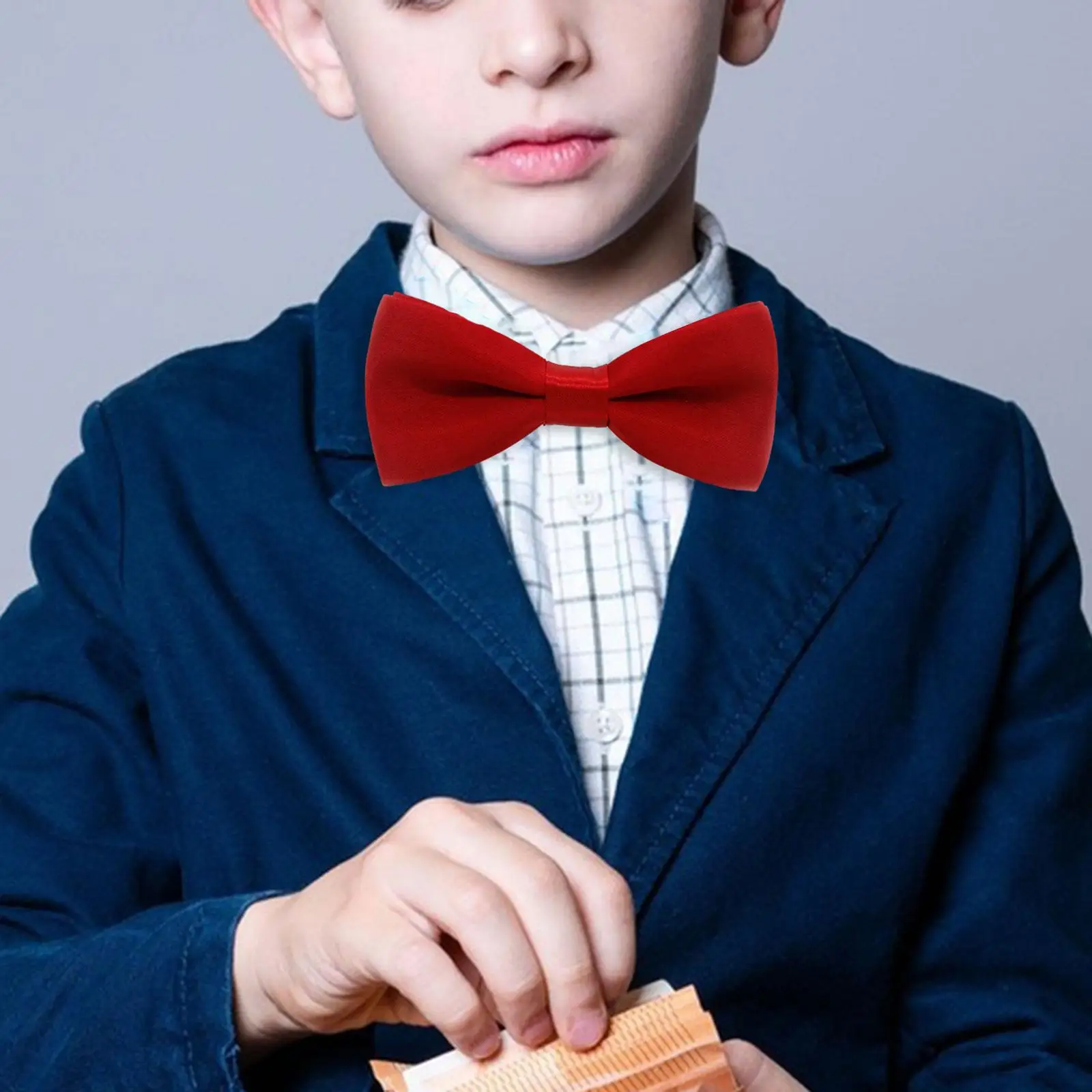 Boys Tuxedo Bow Tie, gravatas infantis para celebrações, aniversário, pacote de 2 a 6