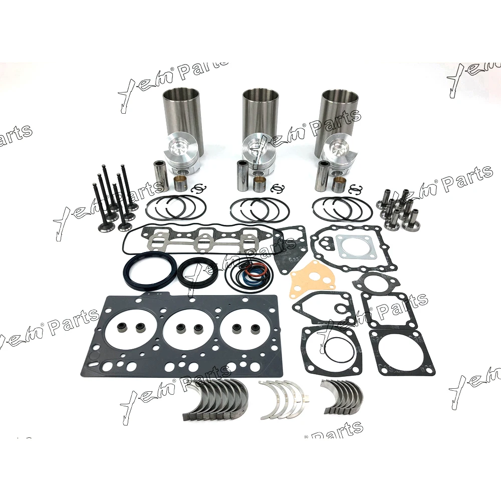 Practical 3TNA78 Engine Overhaul Rebuild Kit With Gasket Bearing Valve Set For Yanmar engine part