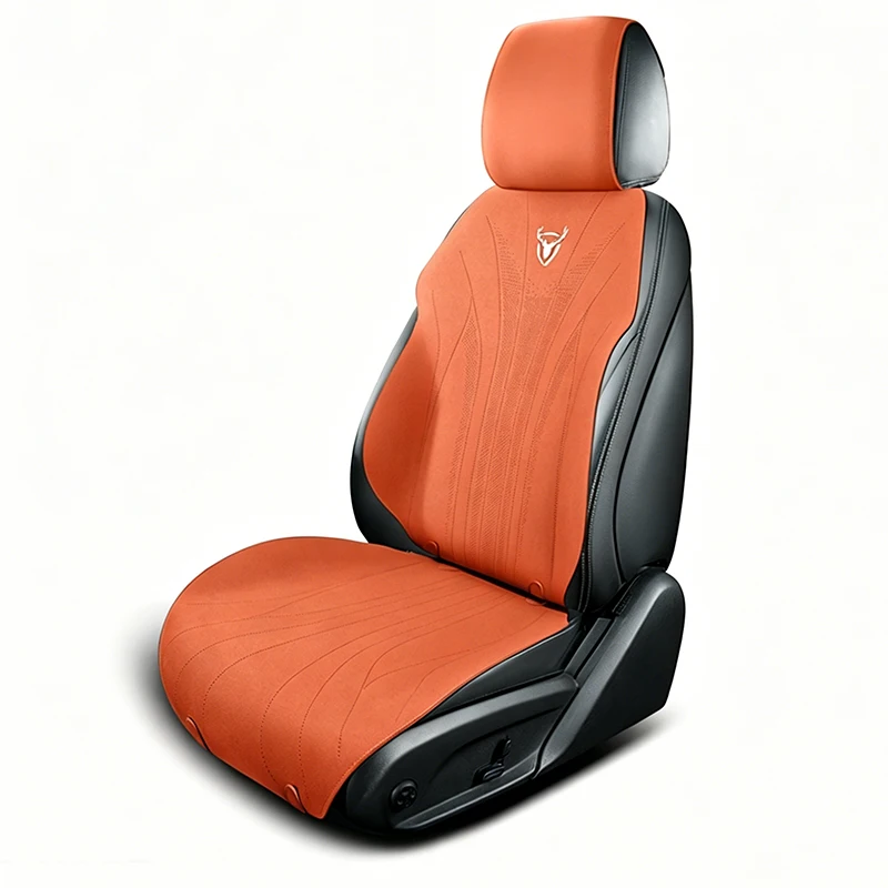 

Premium Universal Fit Car Seat Mats Front Seat Suede Coverage Protector Covers Non-Slip All Season Cushion Interior Accessories