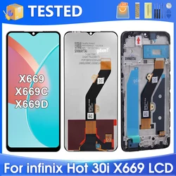 6.56''For Infinix Hot 30i For  Hot30i X669 X669C X669D LCD Display Touch Screen Digitizer Assembly Replacement