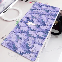 Sakura Cat Large Mousepad XXL Office Mouse Pad Gaming Carpet Locking Edge Mouse Mat Game Keyboard Pads