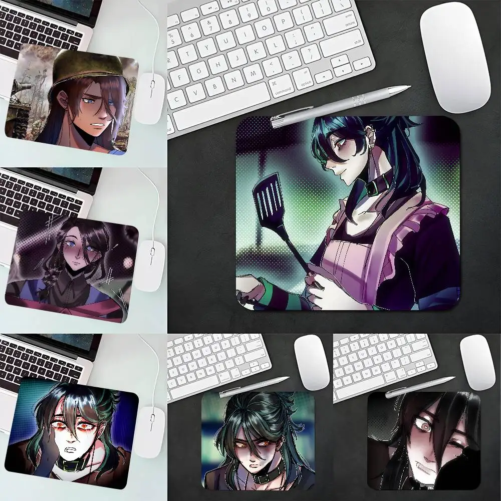

1pc The Kid At The Back Small Mousepad Keyboard Pad Laptop Cushion Non-slip Deskpad