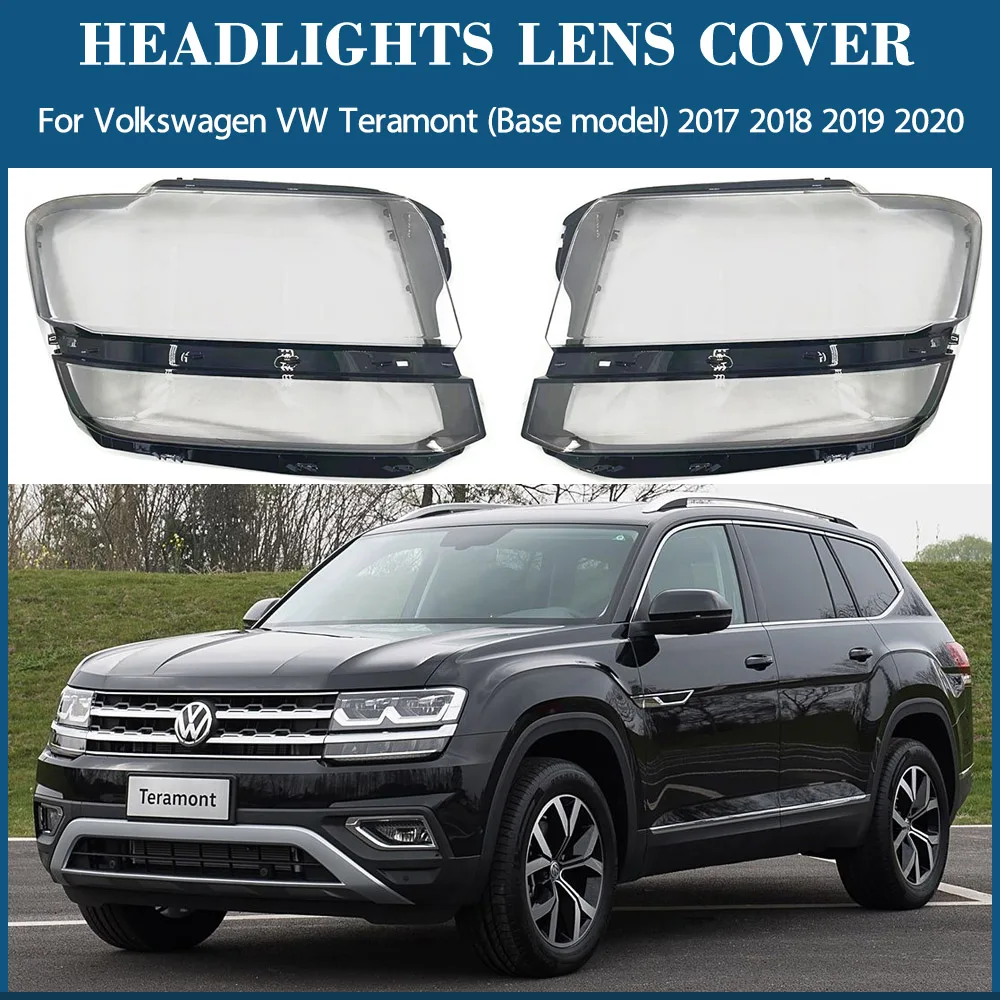 

For Volkswagen VW Teramont (Base model) 2017 2018 2019 2020 Headlight Lens Cover Transparent Headlamp Shell Replace Lampshade