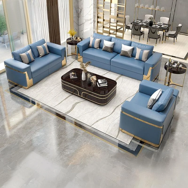 Hochwertige أريكة garnitur Möbel Italiisches تصميم حديث Luxus Samt Stoff أريكة garnitur تصاميم Wohnzimmer