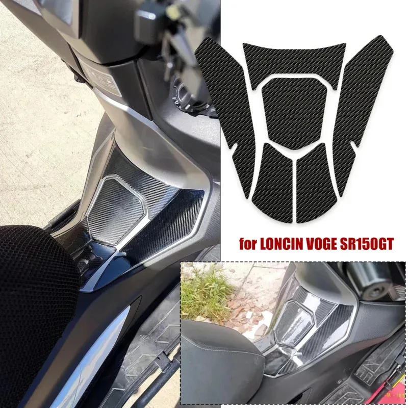 Fuel Tank Sticker Fish Bone Sticker Anti-Slip Anti-Wear Body Protective Sticker FOR LONCIN VOGE SR150GT