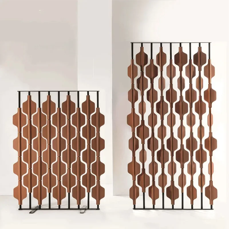Modern Interior Fashion Leather Art Deco Screen Room Partition