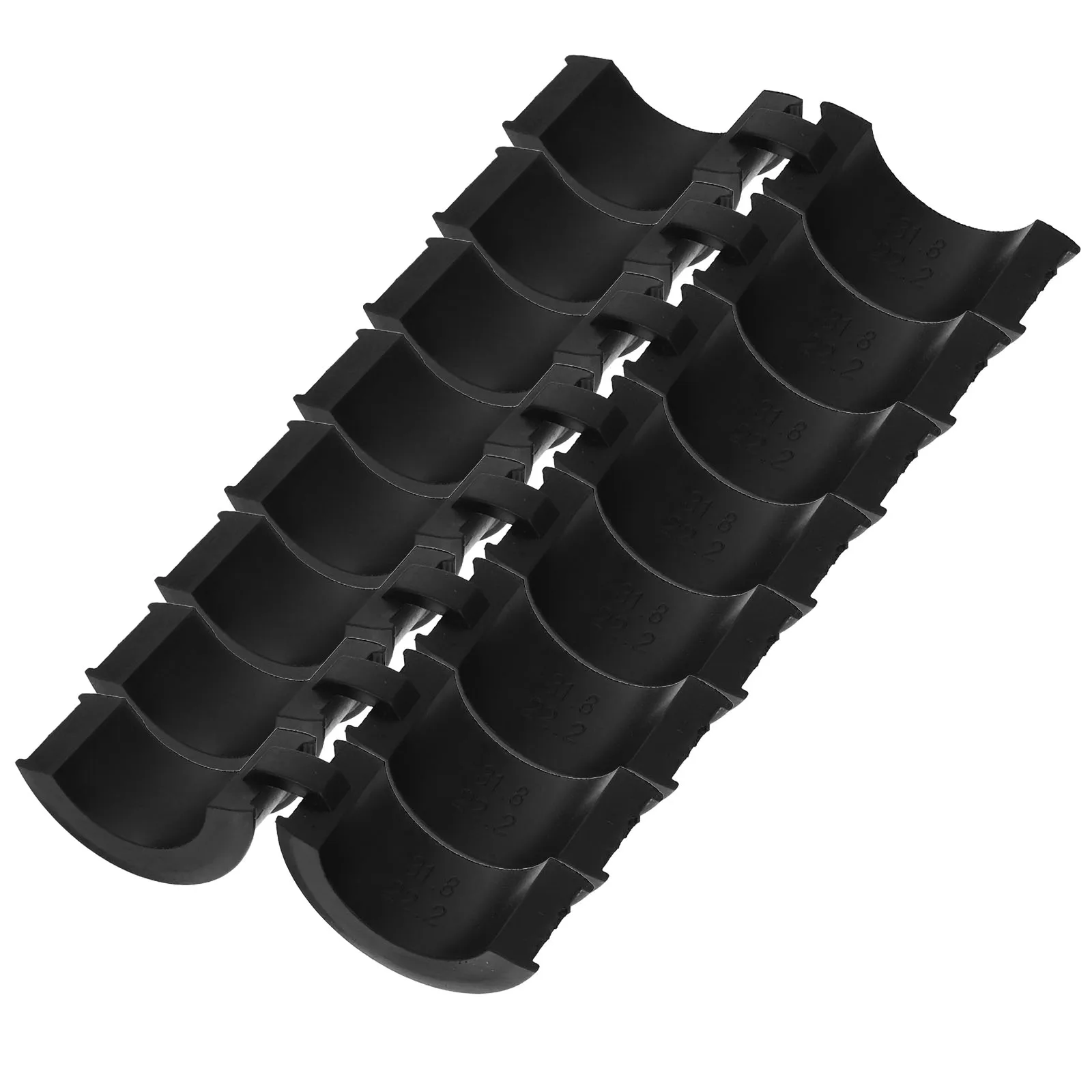 

8pcs Bicycle Spacers Handlebar Stem Shims Gear Adjustment Washers For Enhanced Stability Durable Bike Adapter