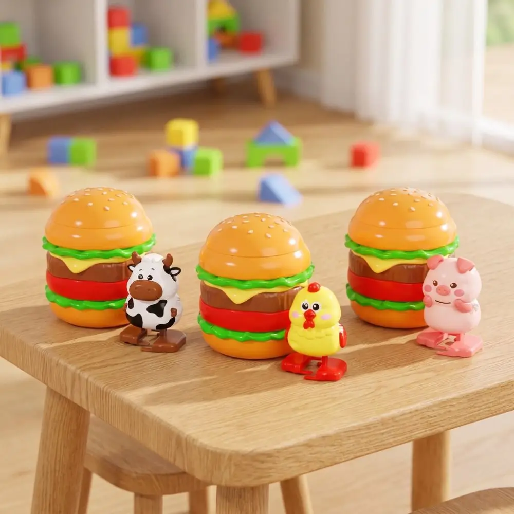 bonecos-de-corda-interativos-e-divertidos-hamburguer-pintinho-e-porquinho-andantes-para-criancas