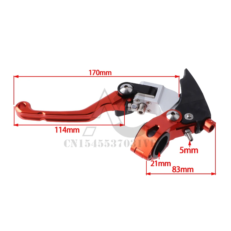 Racing CNC Aluminum Foldable 360 Clutch Brake Levers Handle Save Effort For CR CRF YZF EXC Bosuer Kayo T2 T4 T6 K2 K6 K6R KT250