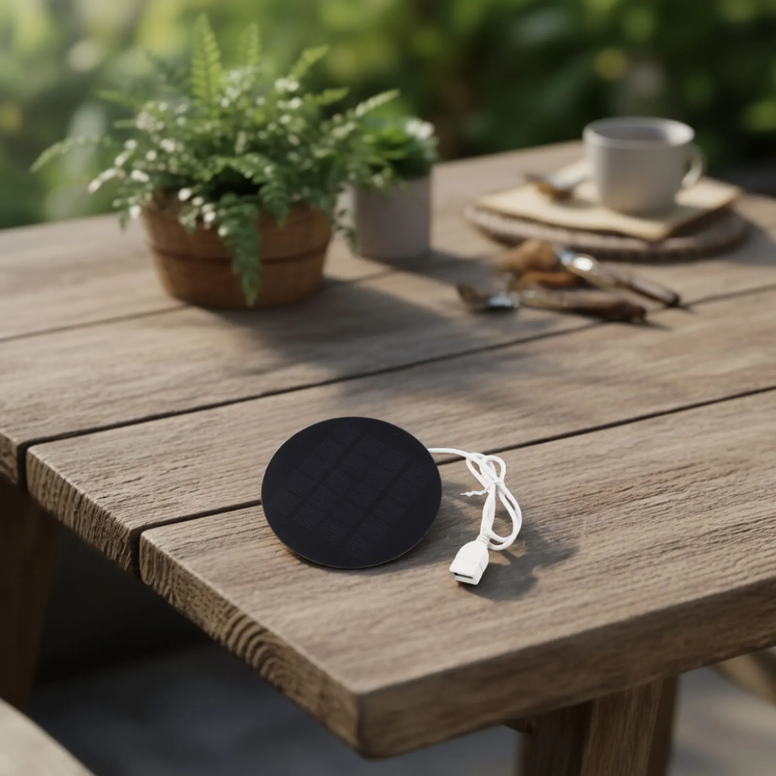 For Travel for Outdoor Adventures 2W Solar Charger for Outdoor Power Charger High Conversion Rate Low-Light Efficiency