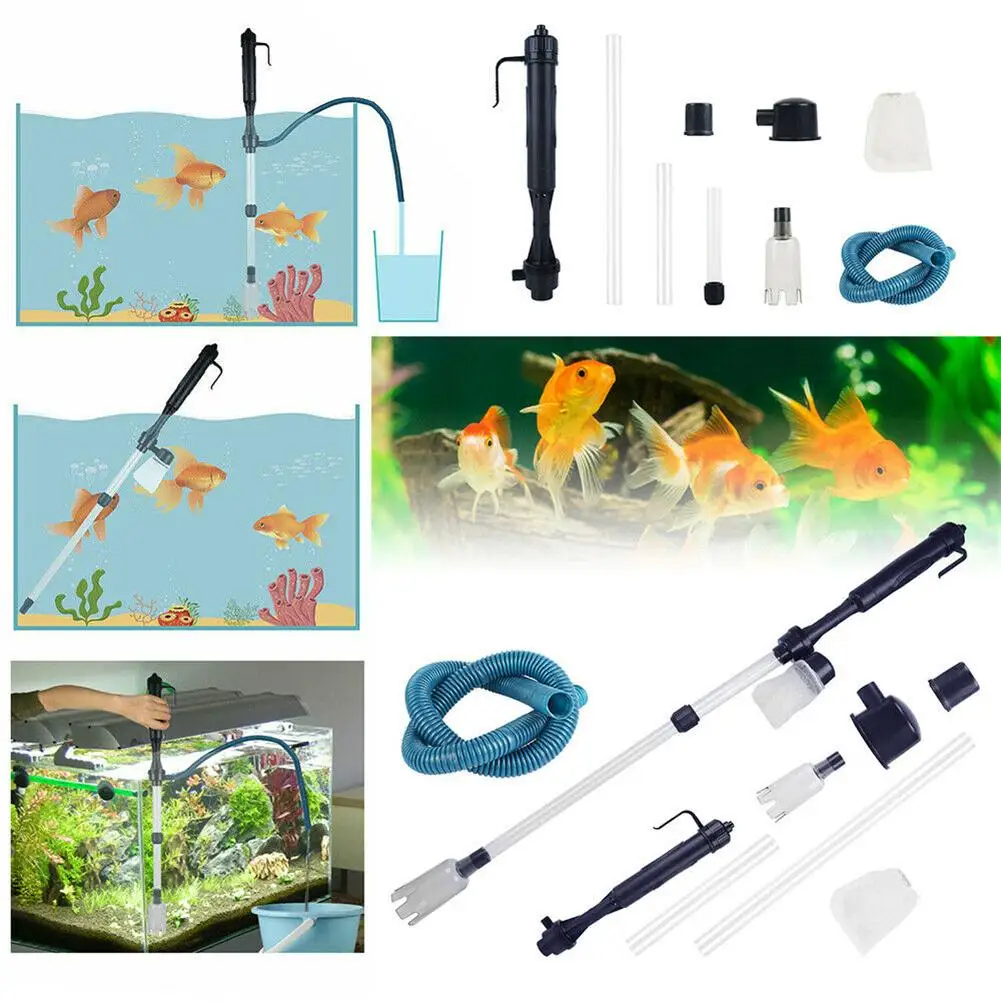 

Electric Gravel Cleaner Cleaning Tools Aquarium Fish Tank Automatic Vacuum Water Changer for Fish Tank Water Filter Pump
