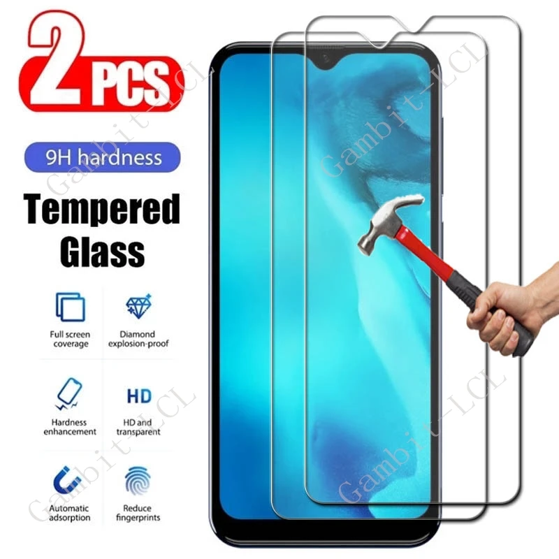 2PCS Tempered Glass For Doogee Blade 10 Pro V Max Plus Ultra DK10 N50S N50 N55 S Cyber Punk S118 S200 S99 Screen Protector Film