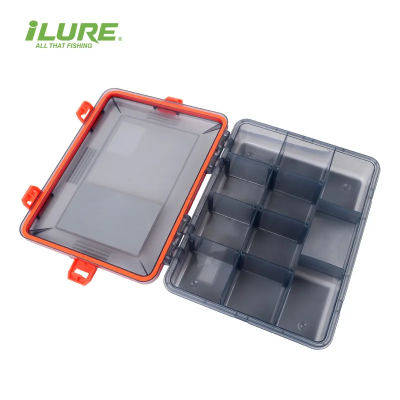 ILURE Fishing Tackle Box Large Capacity Waterproof Fishing Accessories Fish Hook Storage Lure Bait Organizer Boxes Fishing Goods