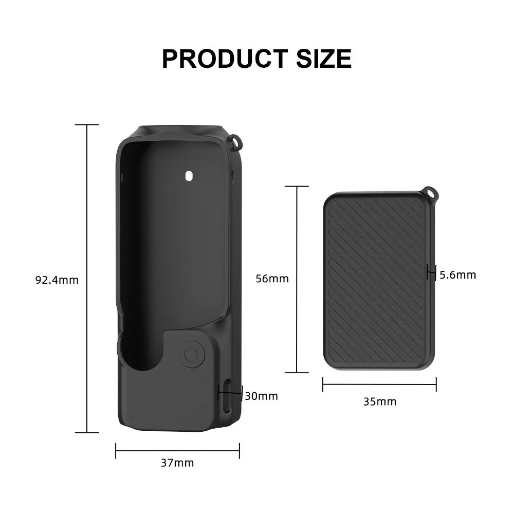 Picture 5: Shockproof Silicone Protective Case Non-Slip Scratch-Resistant Screen Cover Lightweight Sleeve for DJI Osmo Pocket 4
