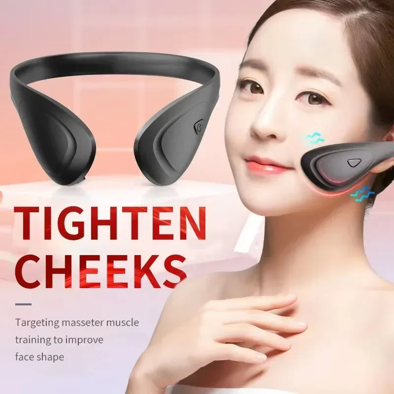 NEW Electric V Face Lifting Massager Face Slimming Belt Facial Muscle Stimulator Facial Tightening Machine EMS V-Face Exerciser