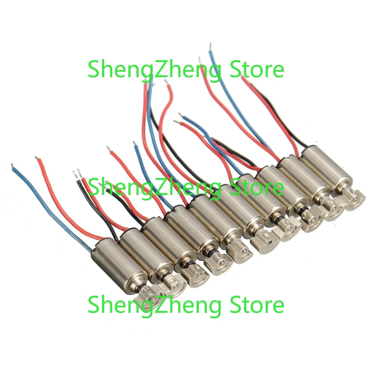 10pcs/Set 4x8mm DC 1.5-3V Micro Cell Phone Coreless Vibration Motor Vibrator Mini Massage Motor for SANYO High Quality