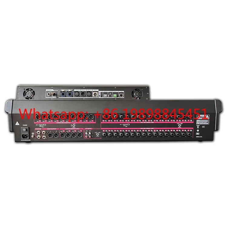 Audio Video Mixer Console, DJ Vocal Effects Professional Audio Mixer