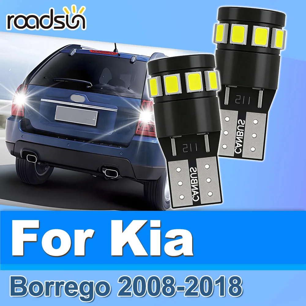 

Roadsun 2PCS For Kia Borrego 2008 2009 2010 2011 2012 2013 2014 2015 2016 2017 2018 Ultra Canbus LED License Plate Light Bulbs