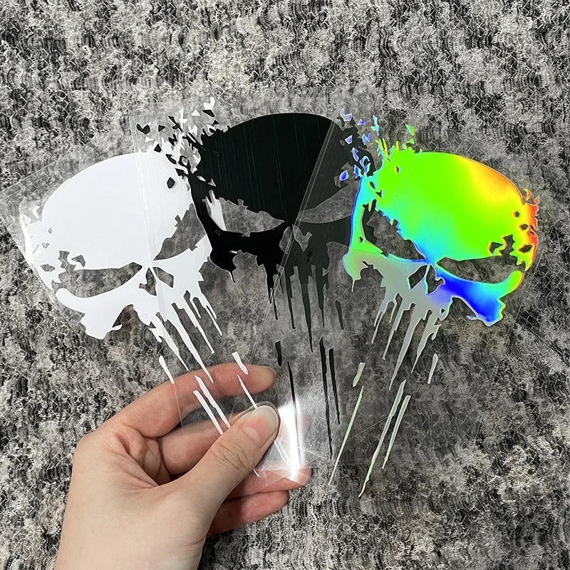 Blood Skull Motorcycle Sticker Racing Side Body Fuel Tank Cool Helmet Oilproof Decals for Ktm Aprilia Yamaha Kawasaki Suzuki BMW image 2