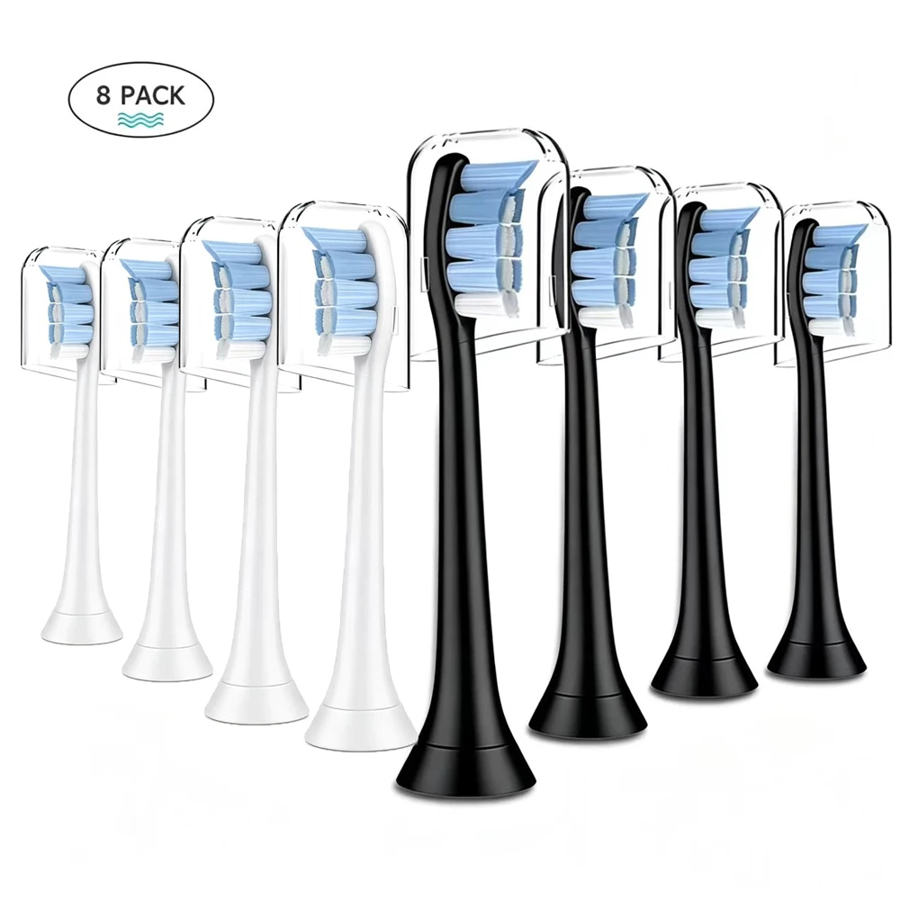 Replacement Toothbrush Heads Compatible with Philips Sonicare Electric Toothbrush 4100 5100 6500 C3 W3 and More Click-on Handles