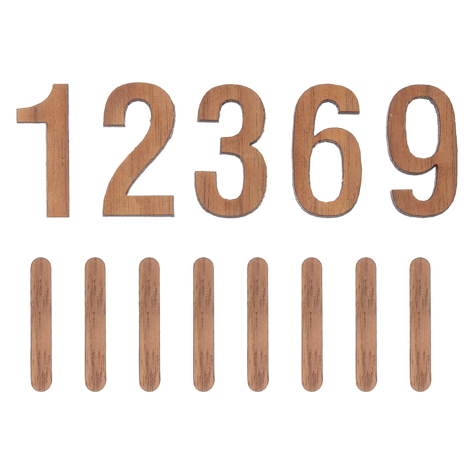 Numbers For Clock 3D Wooden Wall Clock Roman Numerals Design DIY Clock Numerals Kit Replacement For Living Room Home Decoration