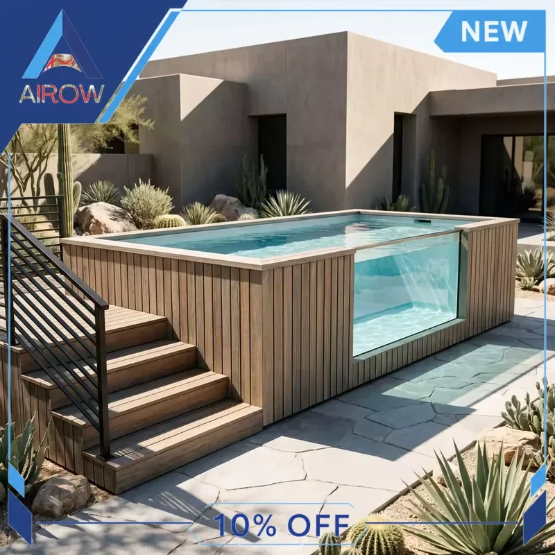 for Small Fiberglass Cold Plunge Pool Outdoor Inground Spa Tub Backyard Family Resort Swim Bath House Ice Bath Recovery