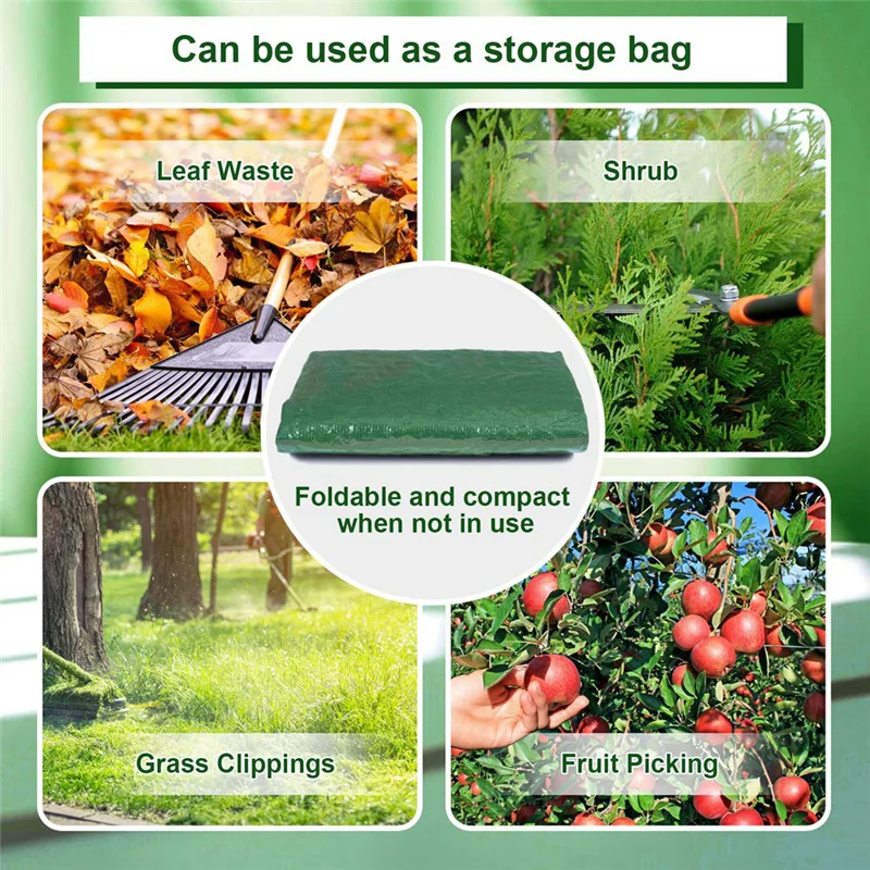 1 Pcs Composter Outdoor Compost Bin Bag Fermentation Sealable Compost Bucket Garden Leaf Waste Compost Bag-New