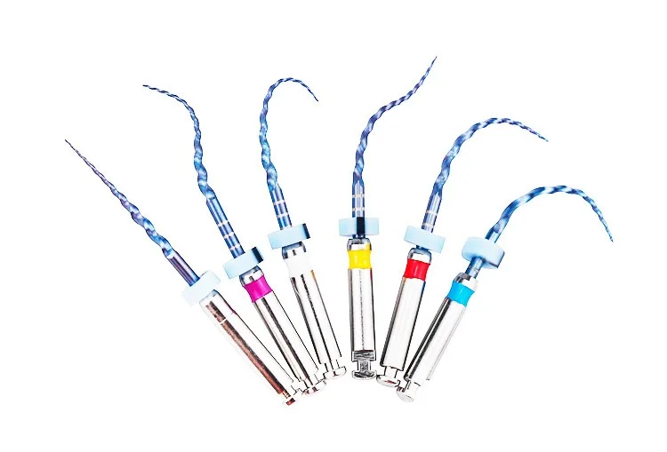 6PCS Dental SX-F3 Bule  Files Material Nitinol Rotary Universal Engine Endodontic Constant Needle Use for Root Canal Dental Tool