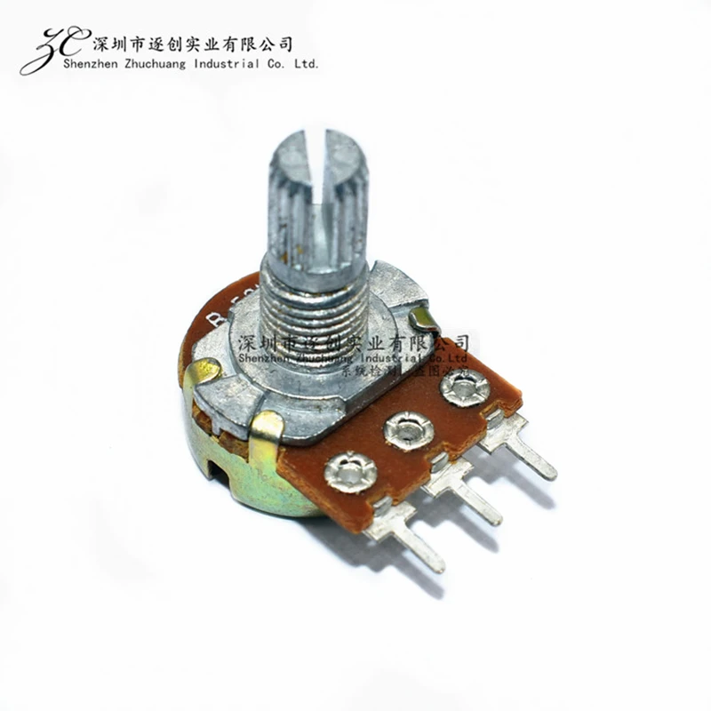 5PCS 3-pin WH148 single potentiometer B1K 2K 5K 10K 20K 50K 100K 250K 500K 1M