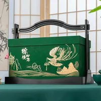 Premium Creative Phoenix Fairy Zongzi Box TianDi Cover Premium Quality Zongzi Gift Box for Dragon Boat Festival