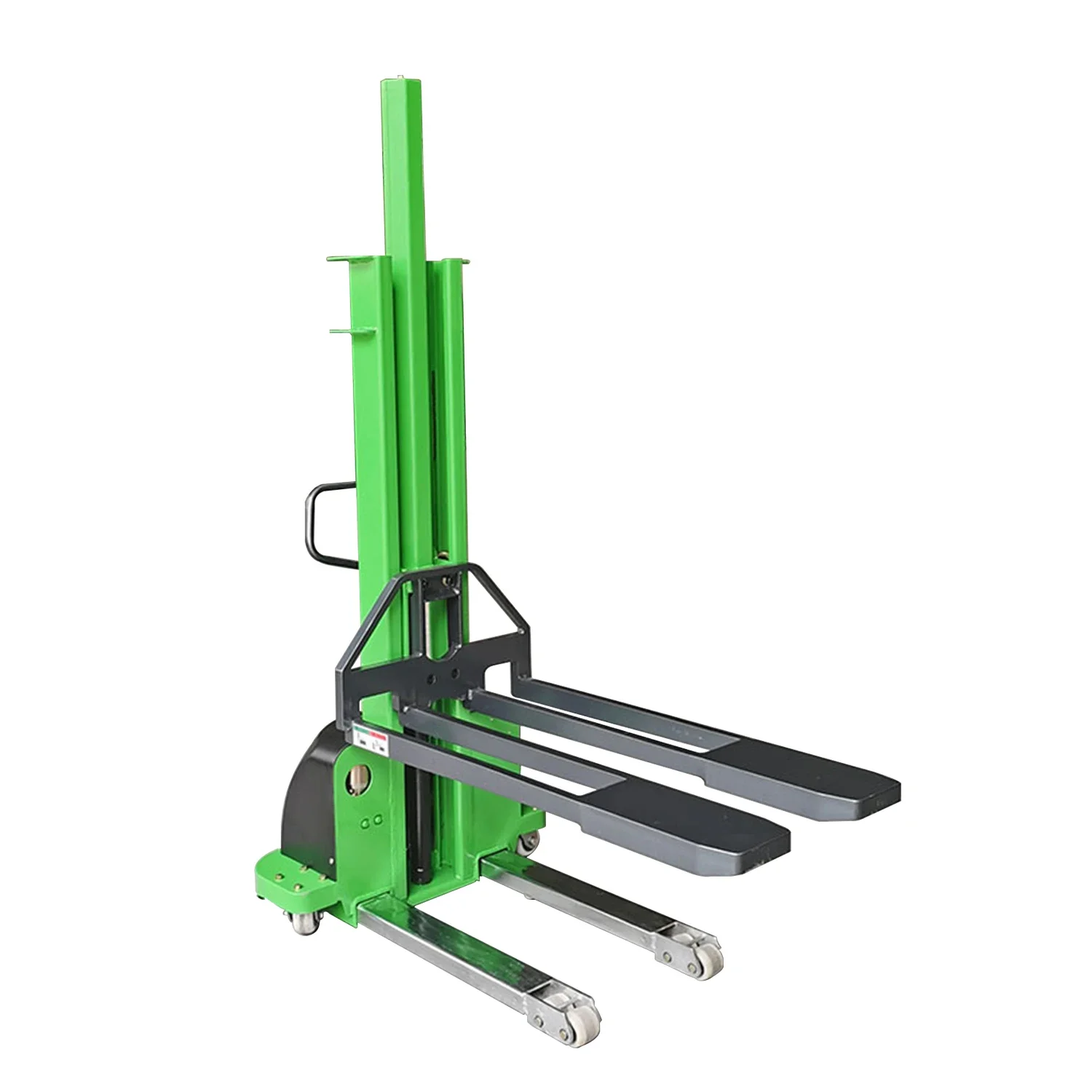 Electric Stacker 500kg 1000kg New Design Straddle Legs Self Loading Stackers