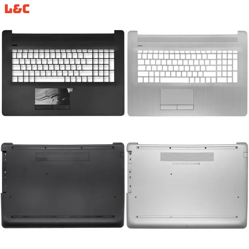 

Новый нижний чехол для ноутбука 17-CA 17-BY 17-CR 17Q-CS 470 G7 TPN-I33, верхняя нижняя часть упора для рук, запасные части, серебристый, черный L22508-001