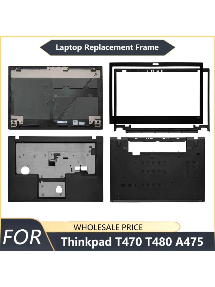 NOWE Do laptopa Thinkpad T480 A485: Tylna obudowa LCD, Przednia ramka, Podpórka pod nadgarstki, Dolna obudowa, Ramki laptopa — zdjęcie produktu 7