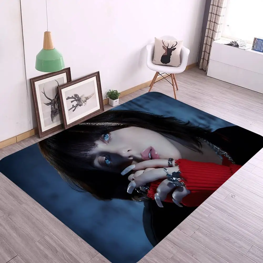 B-BillieS Singer E-EilishS Bathroom Mat Kids Room Bedroom Decoration Balcony Anti-Slip Doormat Living Room Welcome Rug