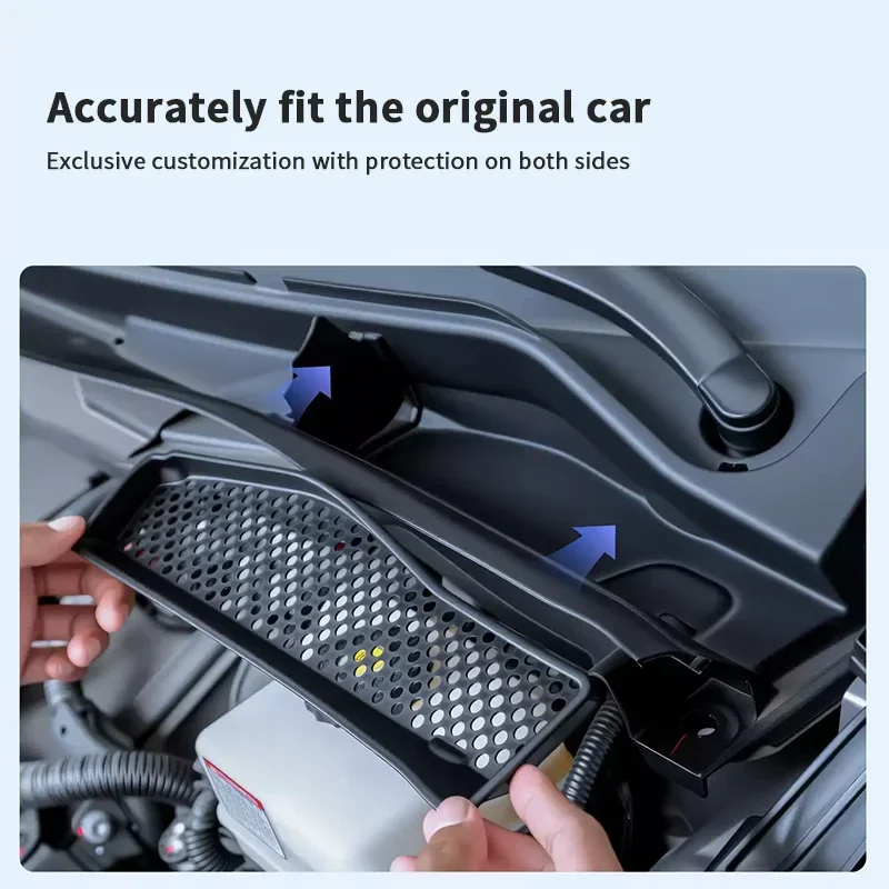 For Toyota Sienna 2021 2022 2023 2024 2025 Engine Bay Rain Guard Seal Cover Hood Side Water Leak Protection Cover Accessories