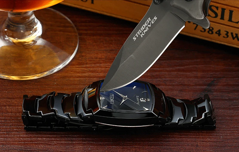 Couple Quartz Watch for Men Women Quality Ladies Calendar Tungsten Steel Color Reloj Male Business Man Clock Luxury Wristwatch