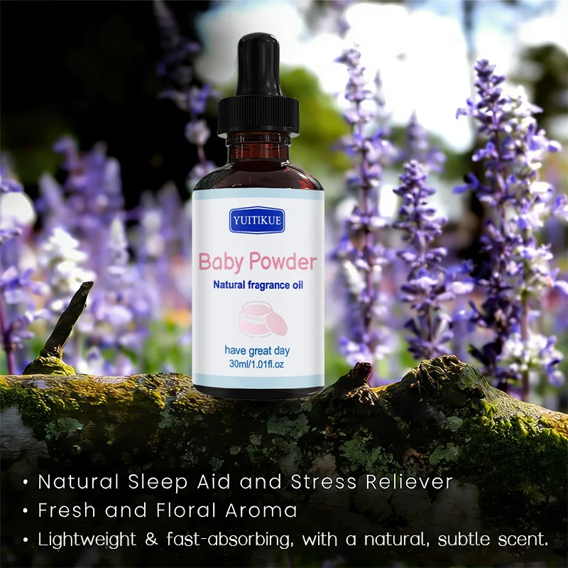 YUITIKUE Baby Powder Natural Fragrance Oil | Gentle Fresh Scent | For Daily Aromatherapy & Skin Care 30ml view 6